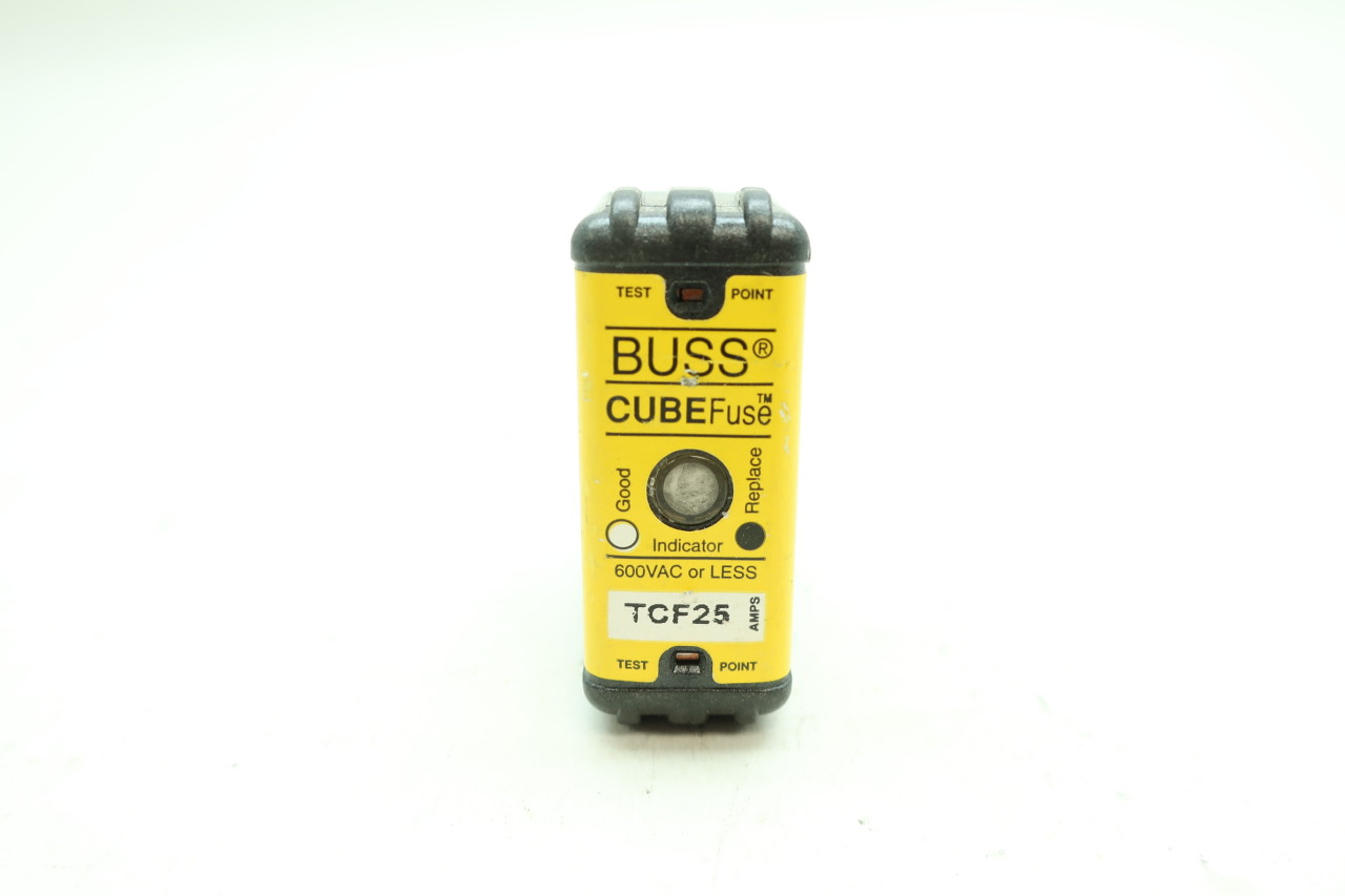 Bussmann Cubefuse TCF3 Dual Element Time Delay Cube Fuse 3Amp 600VAC or less 