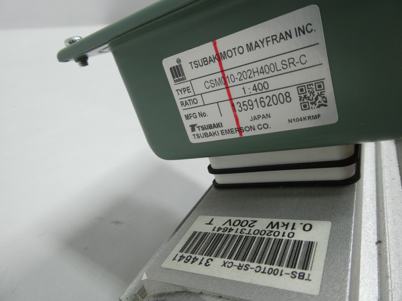 TSUBAKIMOTO CSM010-202H400LSR-C TBS-100TC-SR-CX 0.1KW 1IN