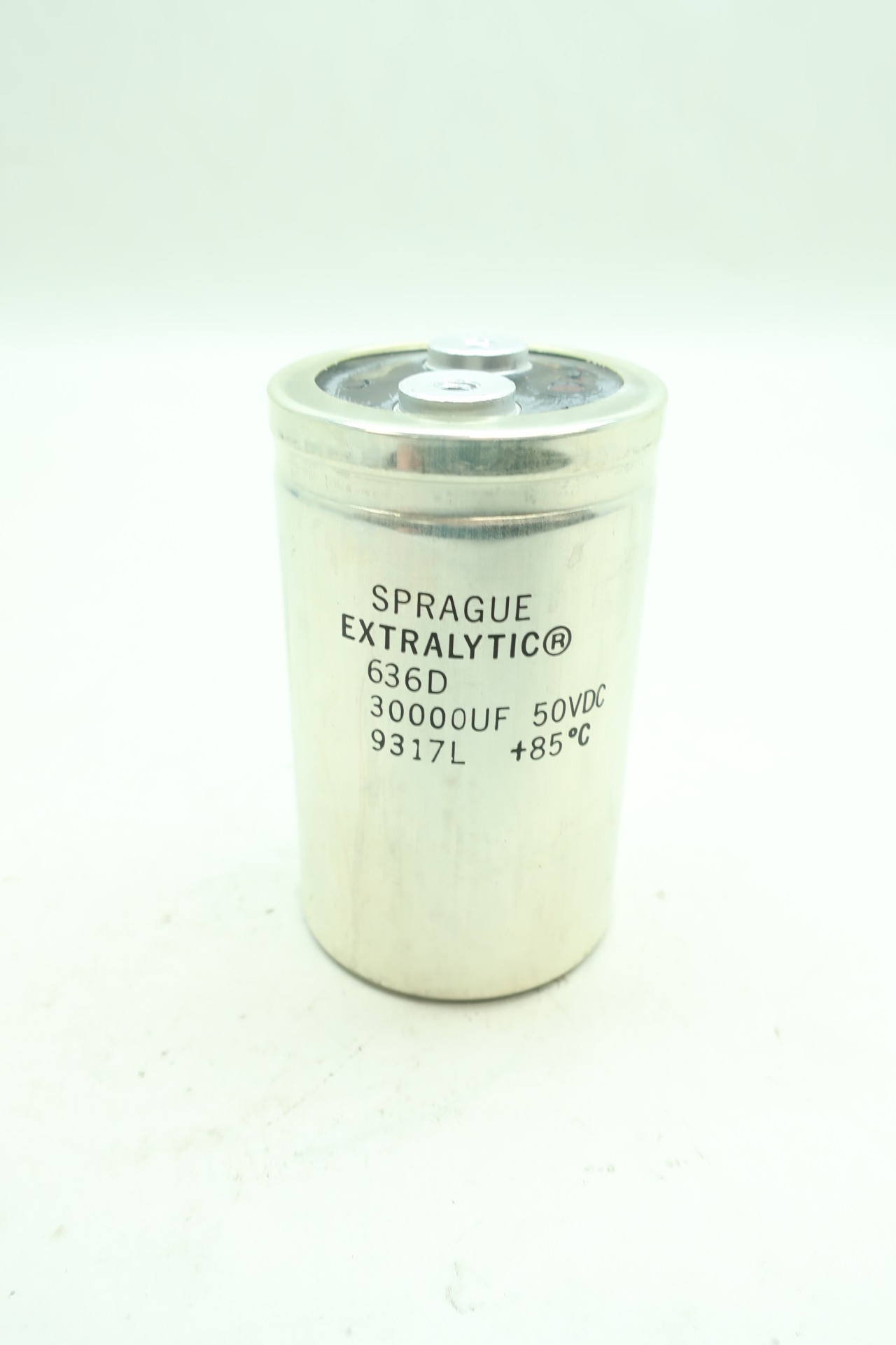 Sprague 636D Extralytic Capacitor 30000uf 50v-dc