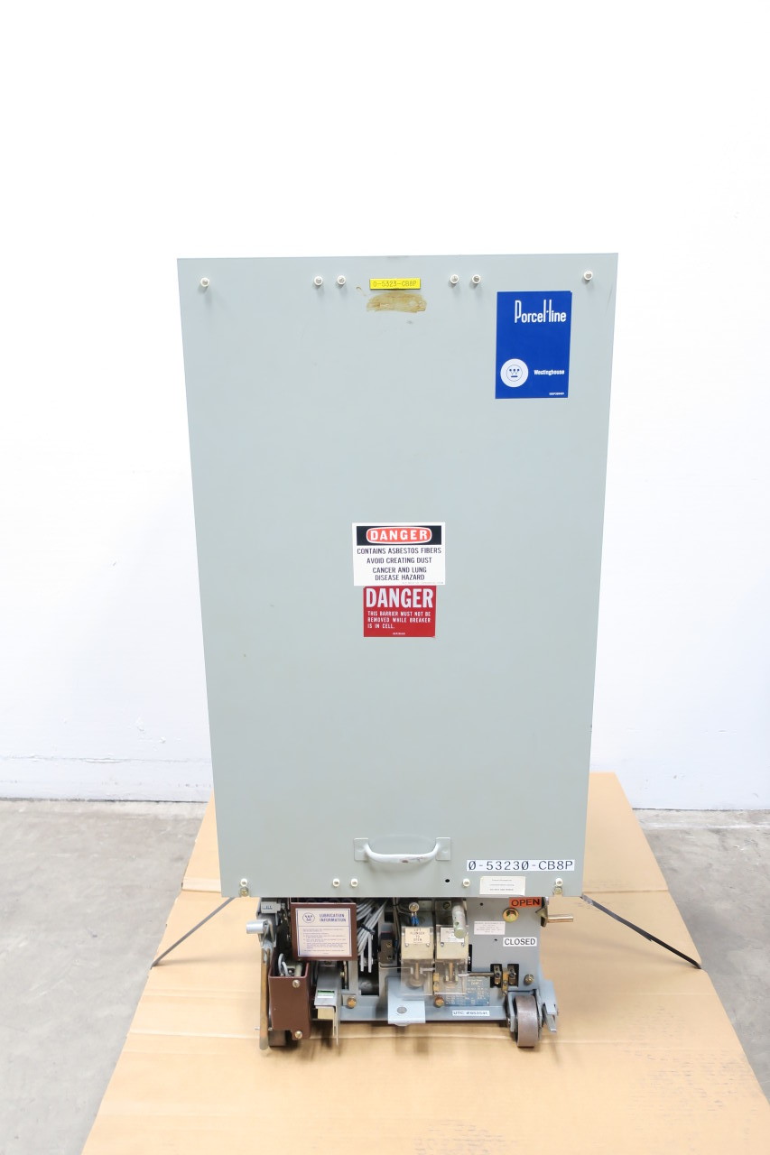 WESTINGHOUSE 50DHP250 PORCEL-LINE 1200A AMP 2A AMP 4.76KV-AC AIR POWER  BREAKER