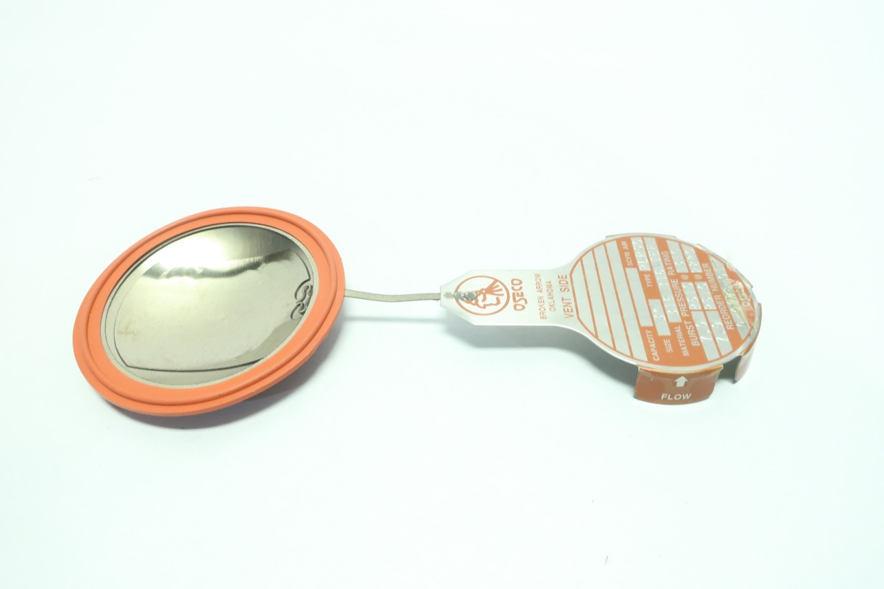Oseco Q449801 Stainless 7.9psi 3in Rupture Disc