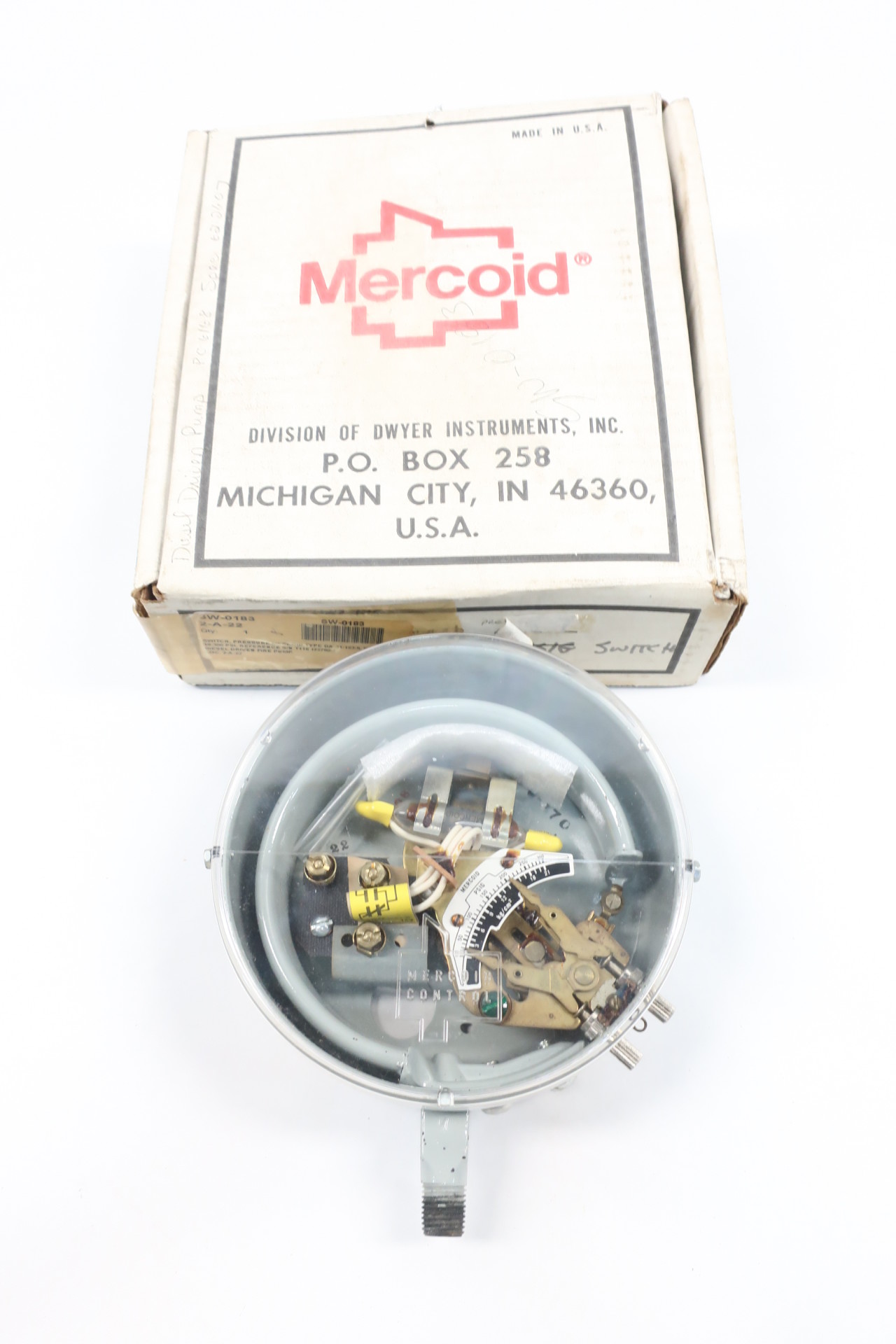 NEW IN BOX * Details about   MERCOID DA 35-3 RG 2 PRESSURE SWITCH