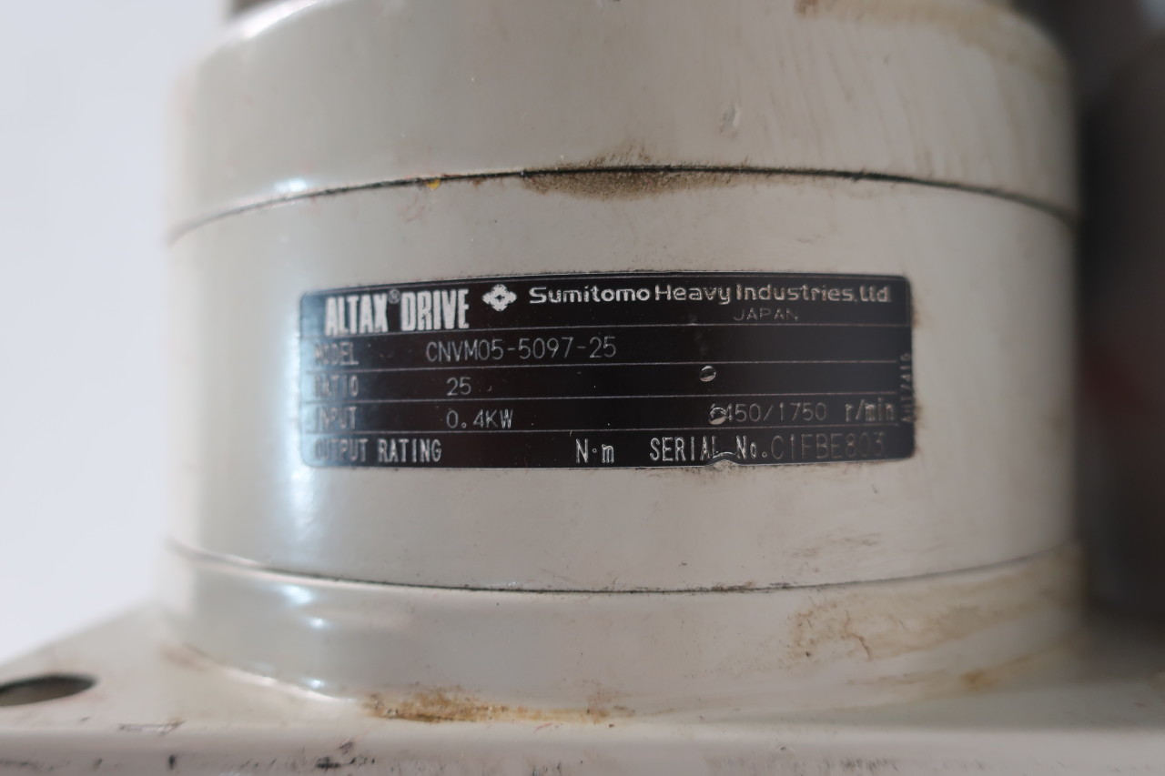 Sumitomo CNVM05-5097-25 Altax Drive Gearmotor 69.2rpm 3ph