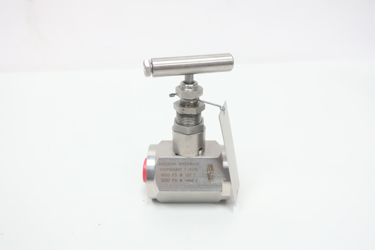 Anderson Greenwood H7HPS6QBXP Socket Weld Stainless Needle Valve
