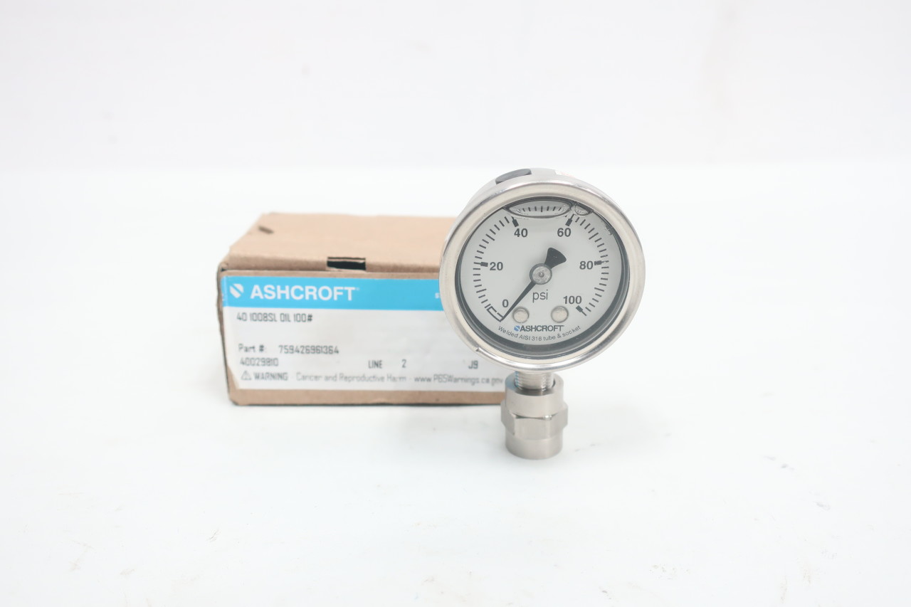 Ashcroft 5WG95 Pressure Gauge 30psi for sale online 