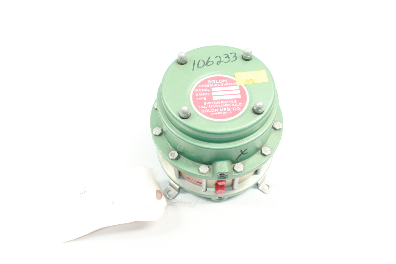 QUALITROL 146-3 PT2 SW Pressure Switch 125/250/480V-AC 