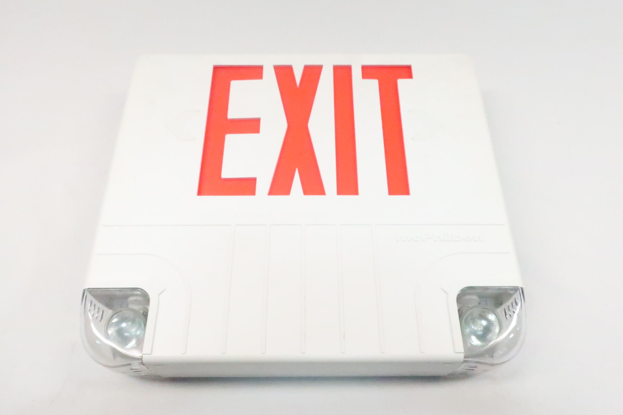 Mcphilben CCHX251RW Compac Thermoplastic Exit Sign