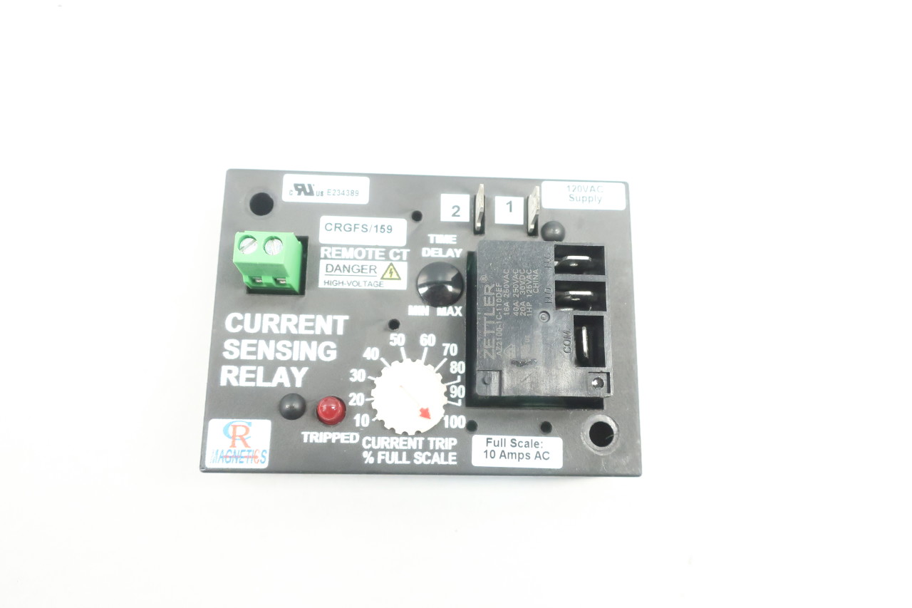CR Magnetics CR4395-LH-120-660-A-CD-ELR-I Current Sensing Relay. 