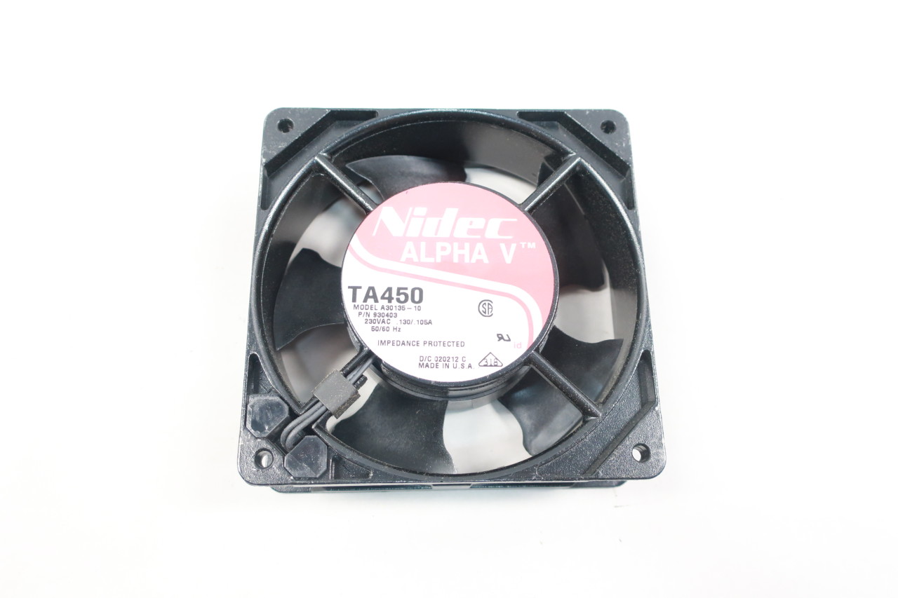 For Nidec TA450 A30122-10 .26/.21A 120*120*38mm 115V case cooling fan 