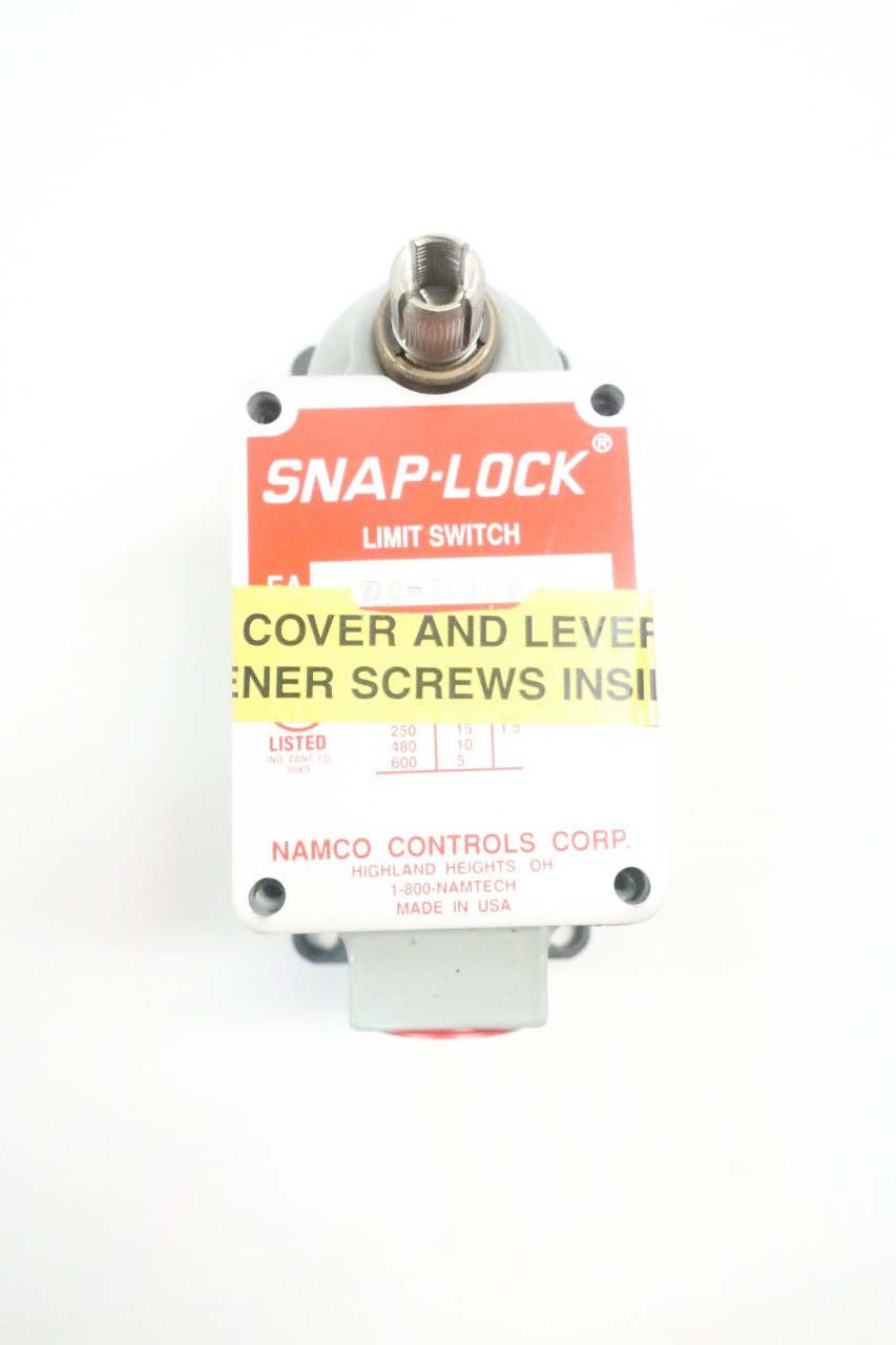 Namco EA700-70100 Snap-lock Limit Switch 125/250/480/600v-ac 